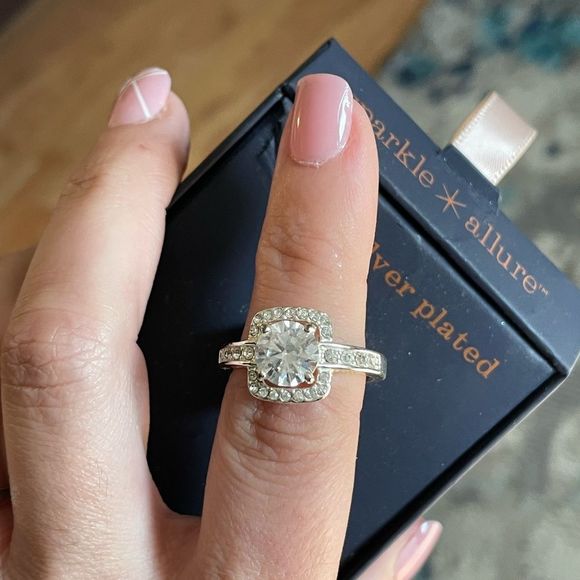 Silver Plated CZ Ring ✨💍 - Picture 3 of 6